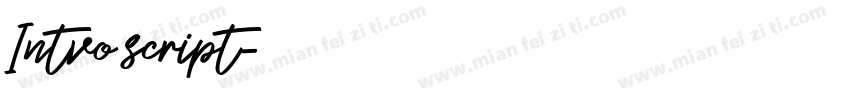 Intvo script字体转换